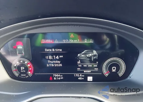 2025 Audi Sq5 Premium Plus Tfsi Quattro Tiptronic z USA, uszkodzony, nr VIN WA1B4AFY8S2051084